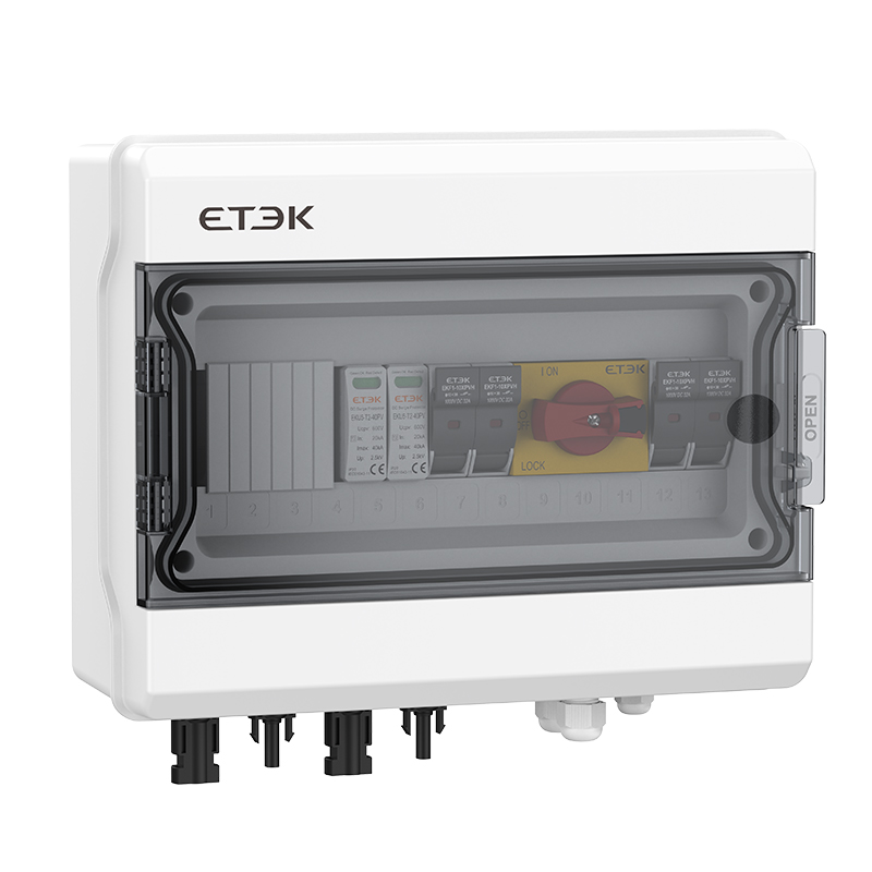 600V 2-String PV Combiner Box with Integrated Protection