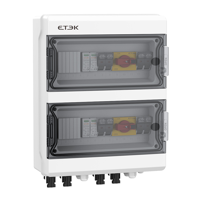 1000V 4-Input 2-Output PV Combiner Box for Commercial Installations