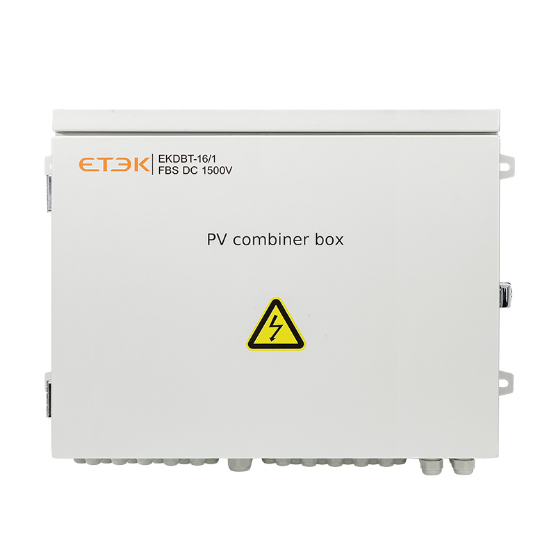 1500V High-Voltage 16 Inputs 1 output Metal PV Combiner Box with 400A DC MCCB