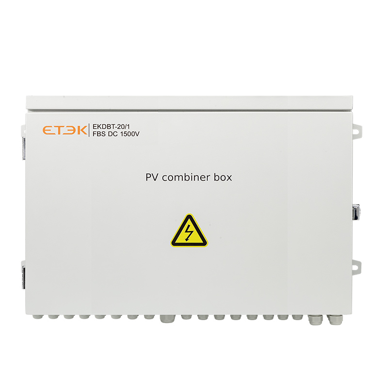 1500V High-Voltage 20 Inputs 1 output Metal PV Combiner Box with 400A DC MCCB