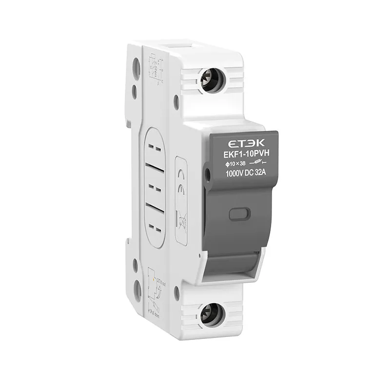 EKF1-10PVH Solar Photovoltaic Fuse Switch Disconnector - 1000VDC 32A with 10×38mm Fuse Link