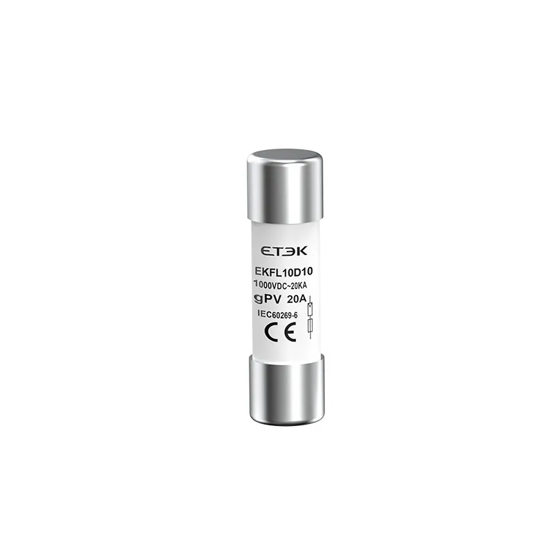 EKFL10D10 10x38mm 8A-32A 1000V Cylindrical Fuse Links for Solar Applications