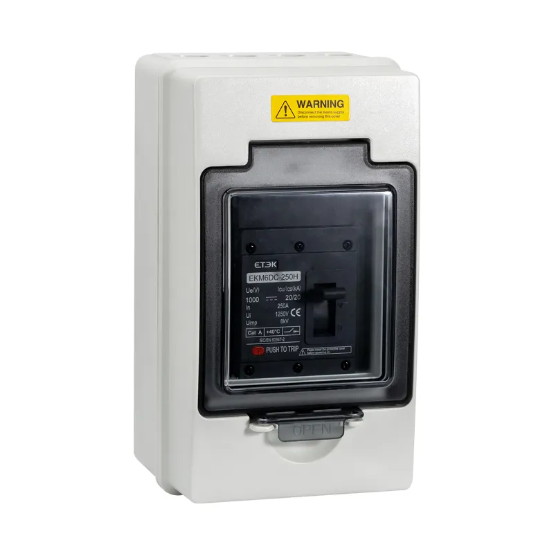 /EKM6DC-250EL 1000V 250A DC MCCB with IP65 Waterproof Enclosure
